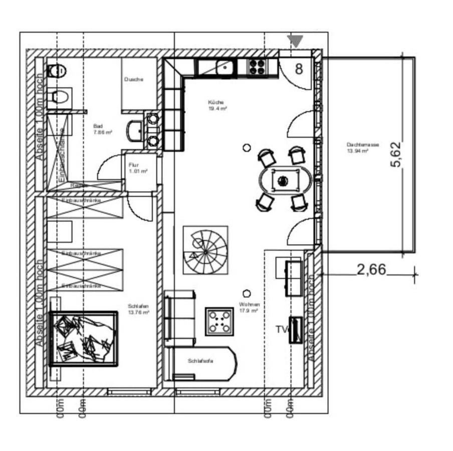 Nordhaus Ferienwohnung 8 Cuxhaven Esterno foto